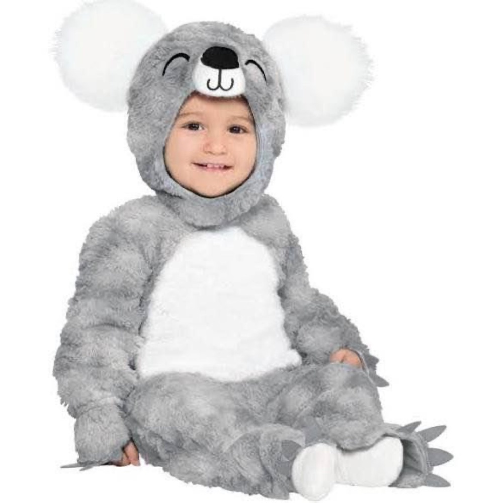 BRAND NEW baby soft koala bear halloween costume size 6-12M with discolouration